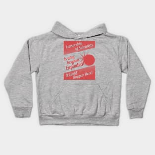 Censorship of Scientists Kids Hoodie